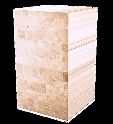 Bloque de madera de balsa encolada