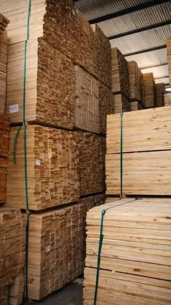 Bloques de balsa preparados para despacho